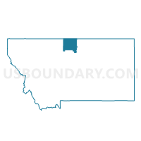 Hill County in Montana